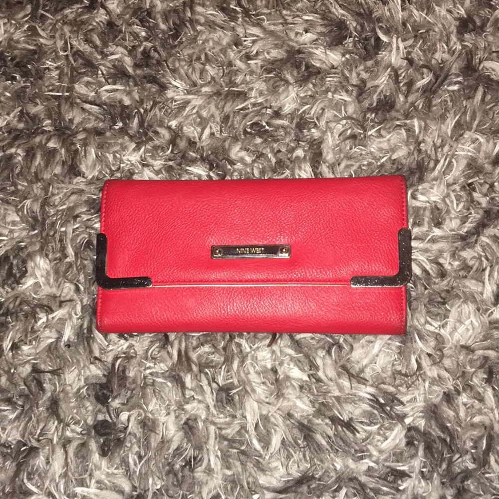Red Nine West wallet
